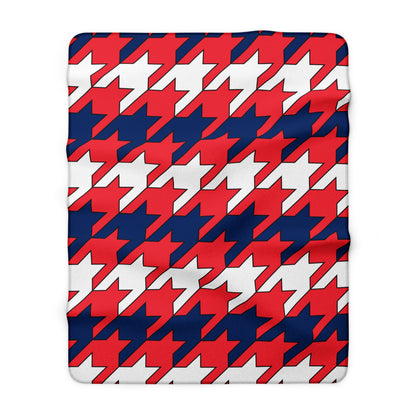 Norway Retro Houndstooth Blanket Throw