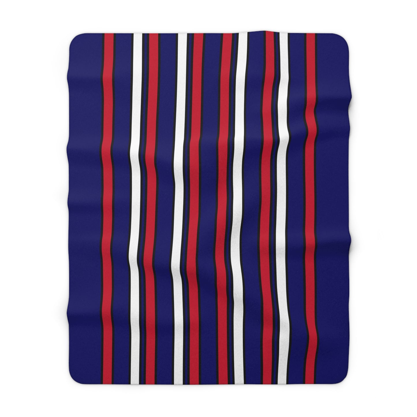 South Georgia And The South Sandwich Islands Retro Stripes Blanket Throw