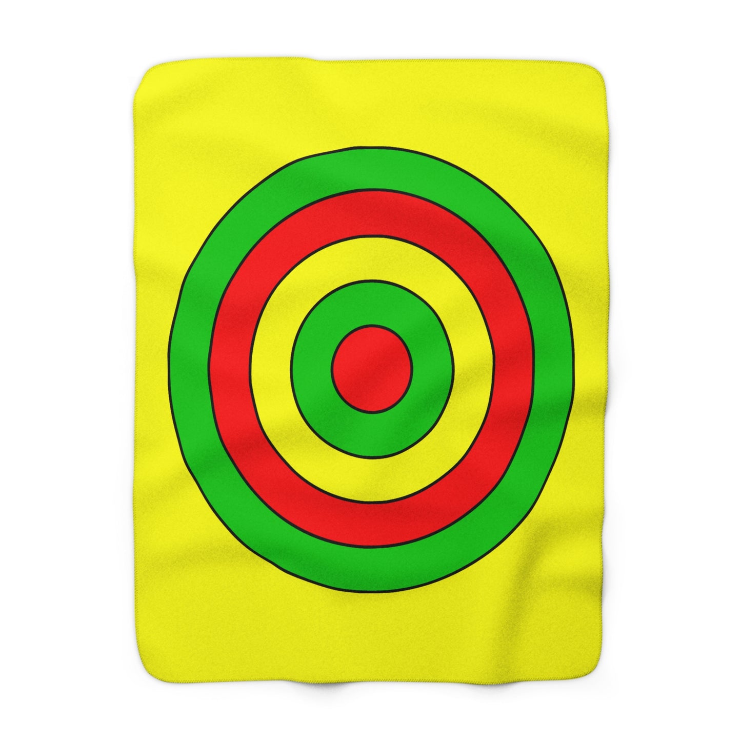 Congo Retro Target Blanket Throw
