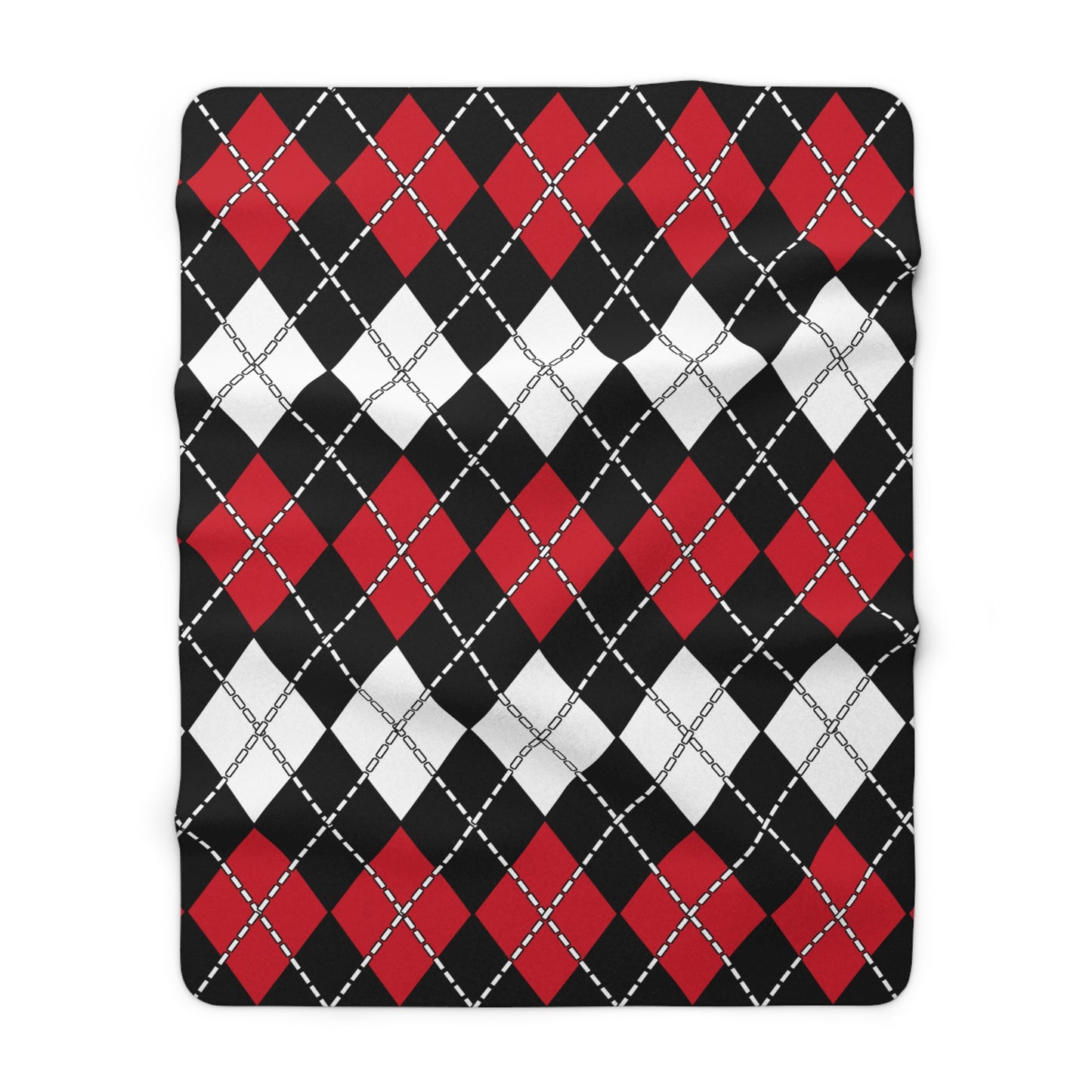 Iraq Retro Argyle Blanket Throw