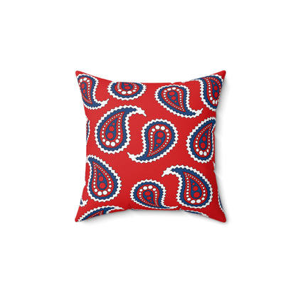 Czechia Retro Paisley Cushion Pillow
