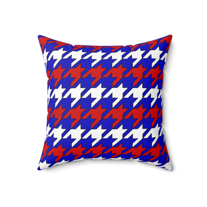 Slovenia Retro Houndstooth Cushion Pillow