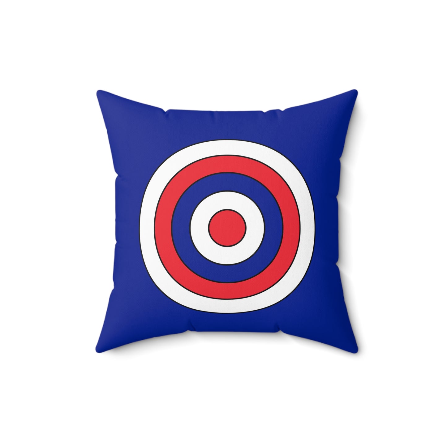 French Southern Territories Retro Target Cushion Pillow