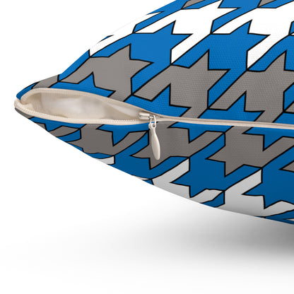 Northern Mariana Islands Retro Houndstooth Cushion Pillow