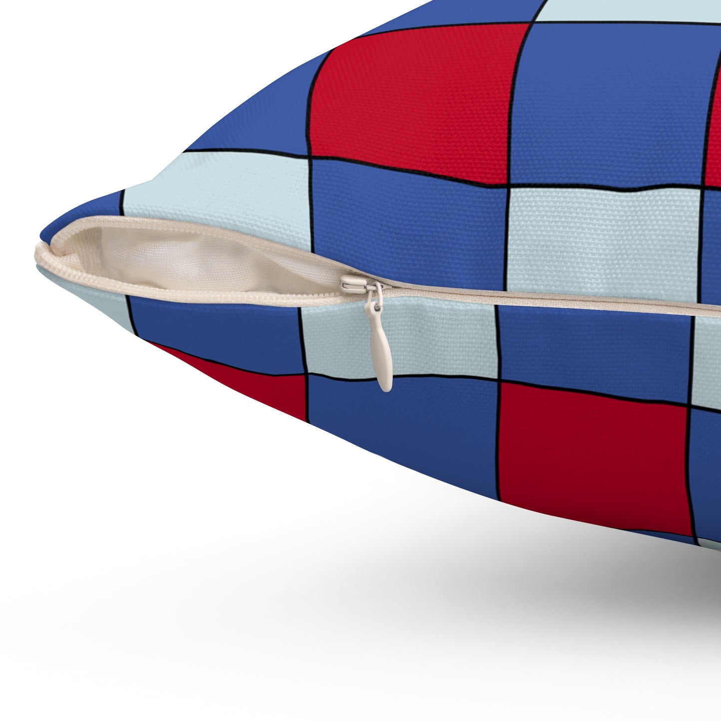 Guam Retro Check Cushion Pillow
