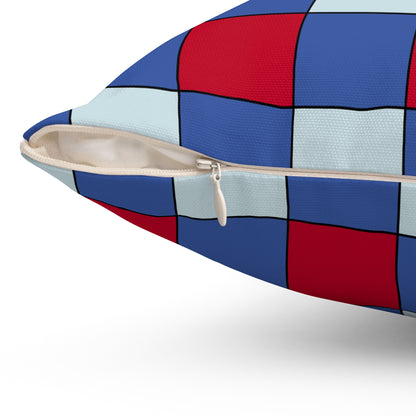 Guam Retro Check Cushion Pillow