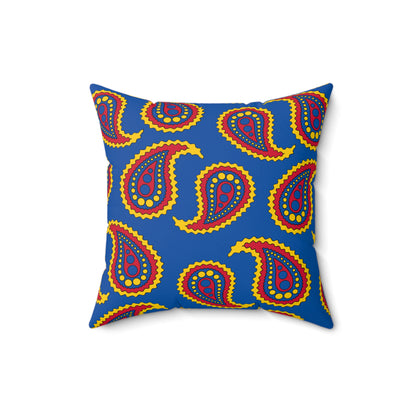 Aland Islands Retro Paisley Cushion Pillow
