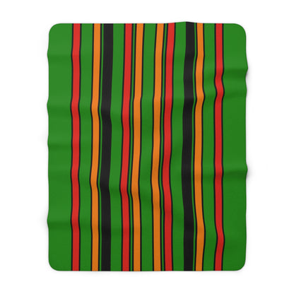 Zambia Retro Stripes Blanket Throw
