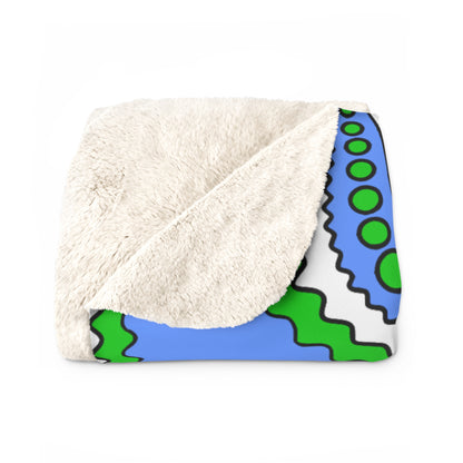 Djibouti Retro Paisley Blanket Throw