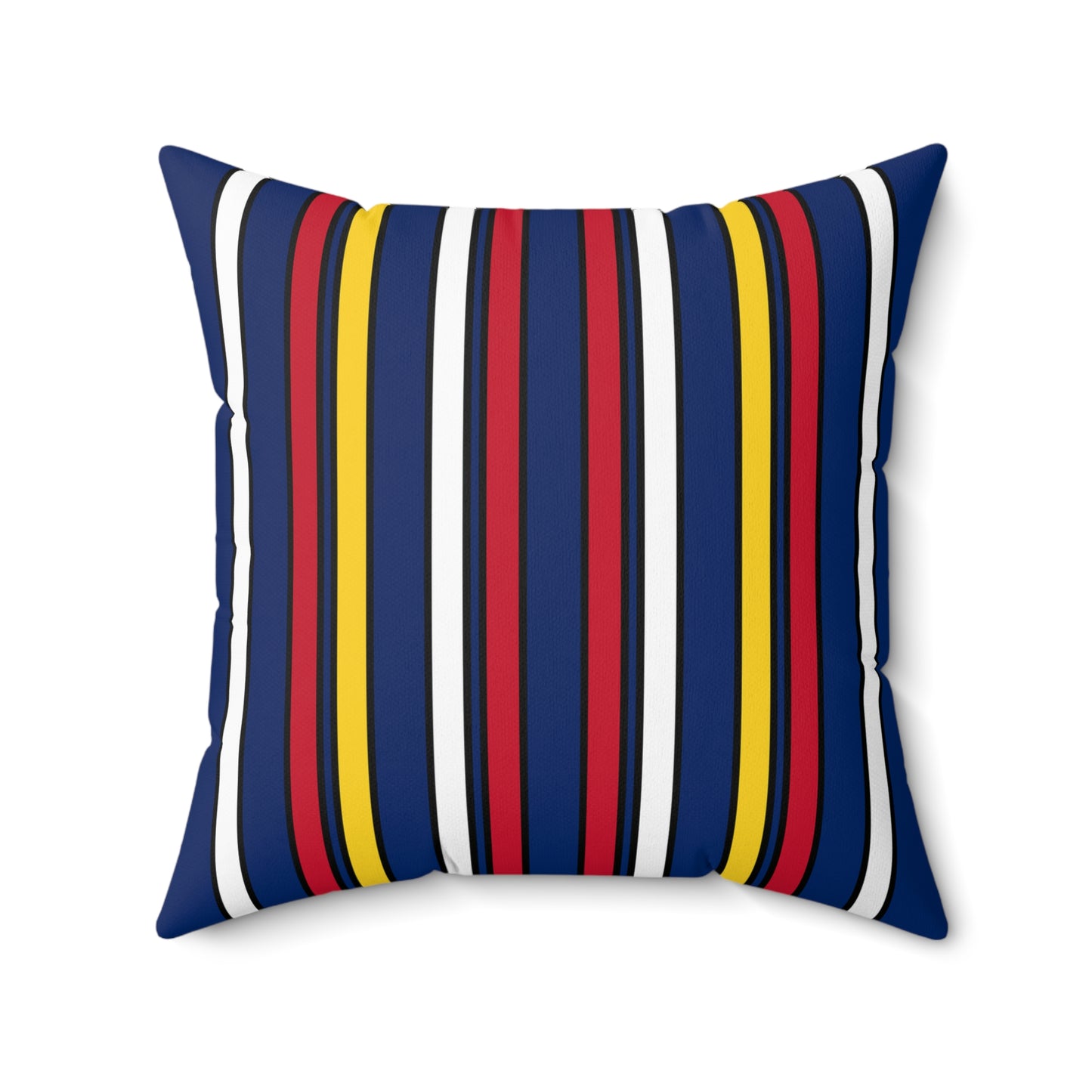 Turks And Caicos Islands Retro Stripes Cushion Pillow