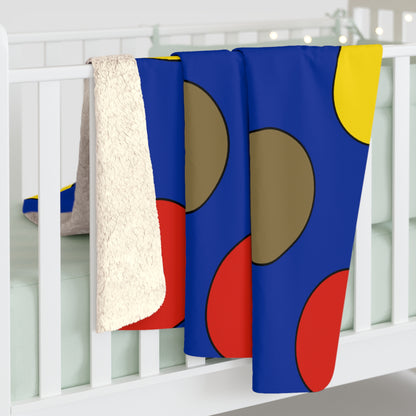 Moldova Retro Polka Dots Blanket Throw