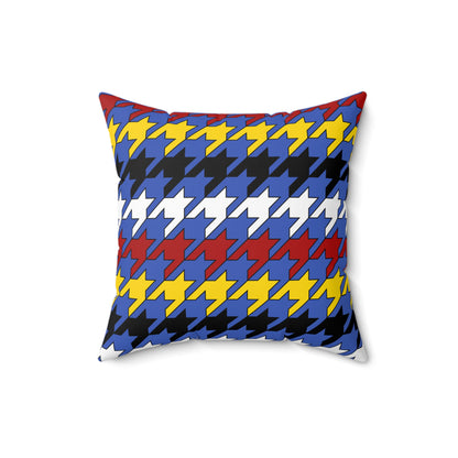 Eswatini Retro Houndstooth Cushion Pillow
