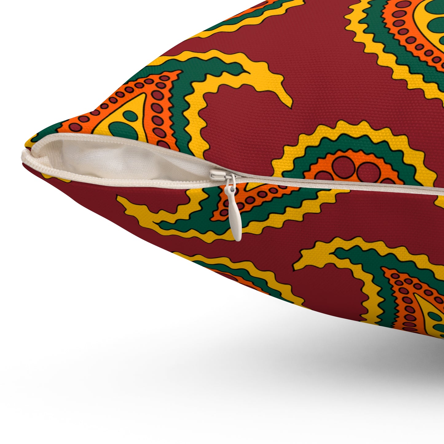 Sri Lanka Retro Paisley Cushion Pillow