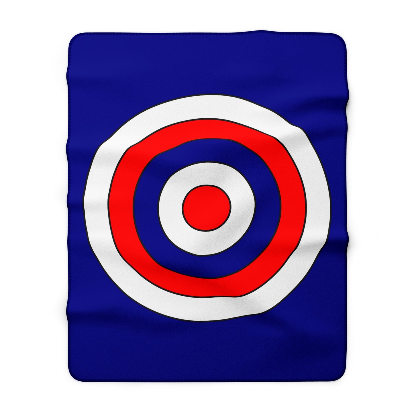 Australia Retro Target Blanket Throw
