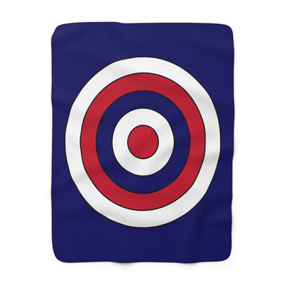 Cook Islands Retro Target Blanket Throw