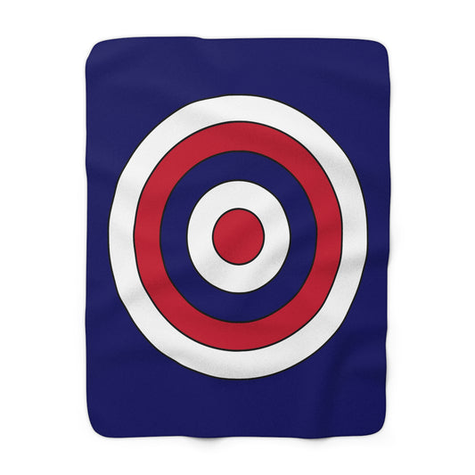 Cook Islands Retro Target Blanket Throw