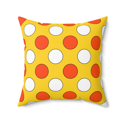 Bhutan Retro Polka Dots Cushion Pillow