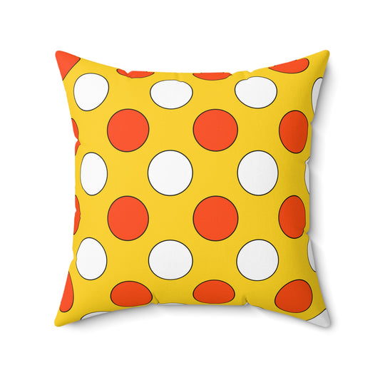 Bhutan Retro Polka Dots Cushion Pillow