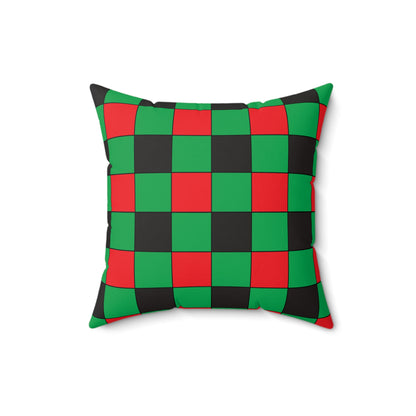 Martinique Retro Check Cushion Pillow