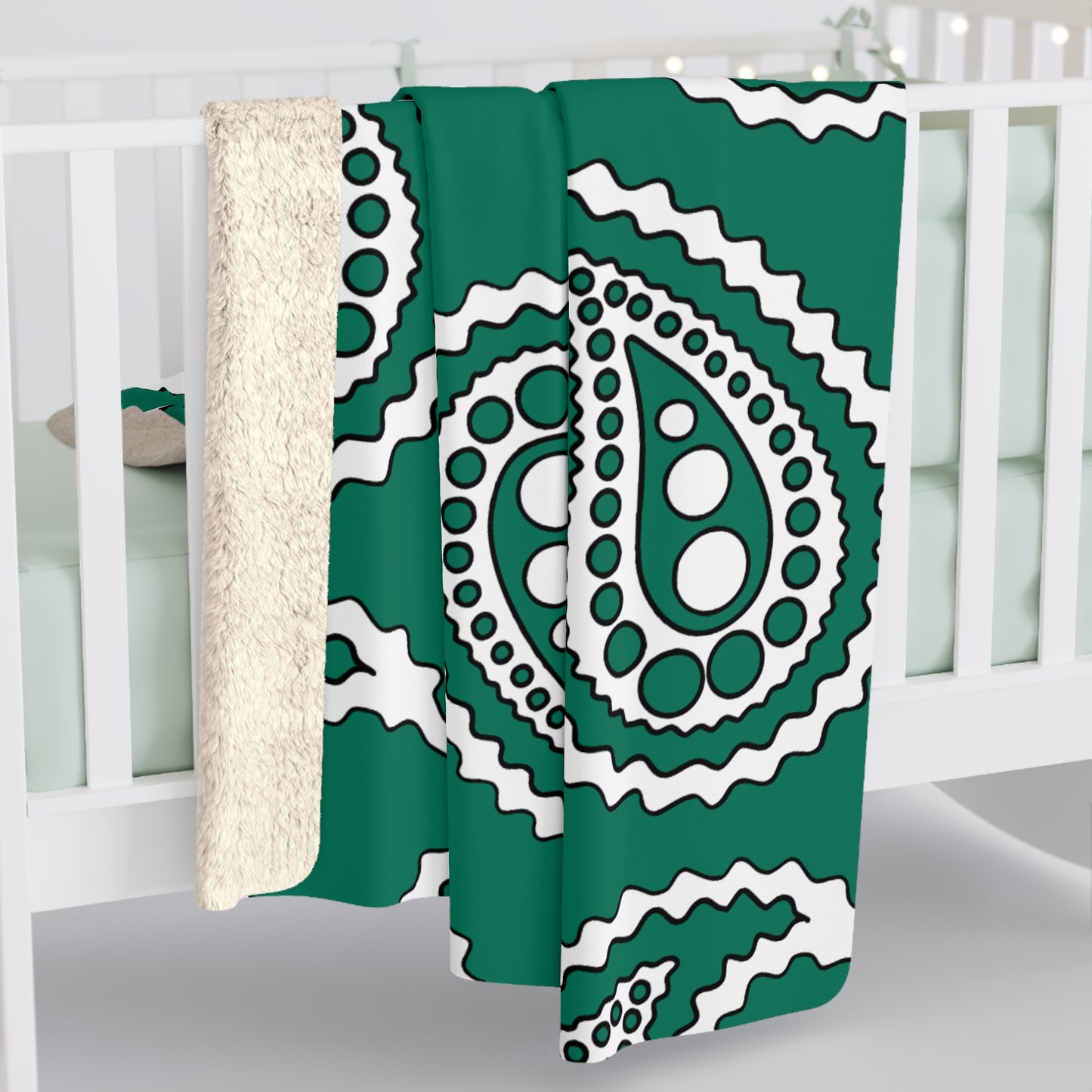 Macao Retro Paisley Blanket Throw