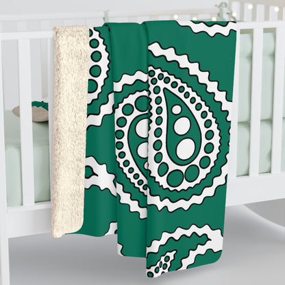 Macao Retro Paisley Blanket Throw
