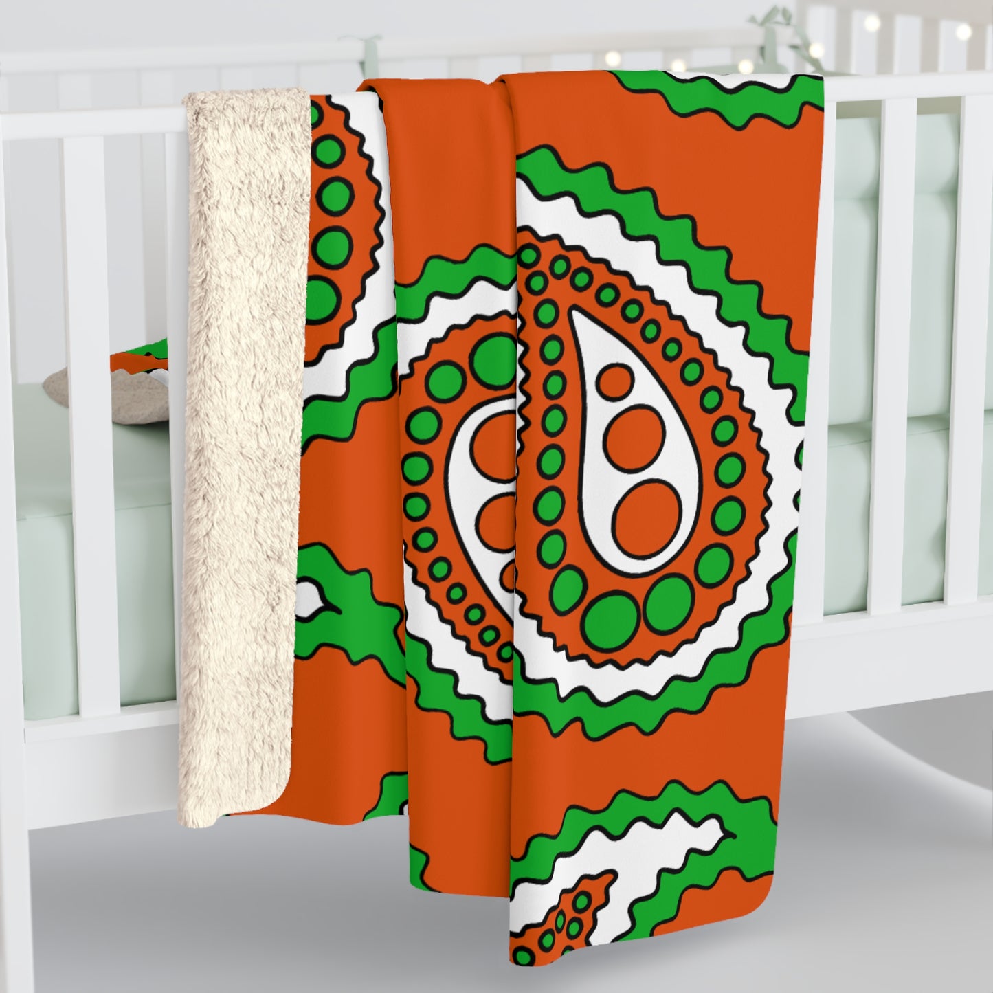 Niger Retro Paisley Blanket Throw