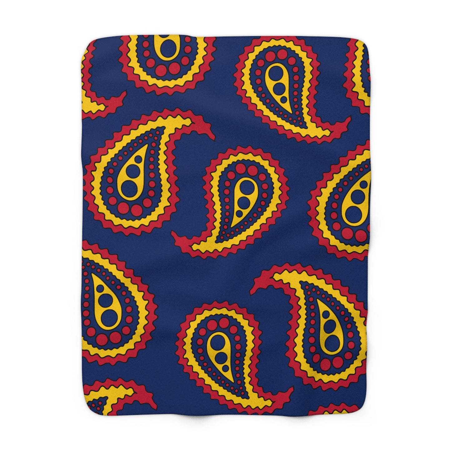 Chad Retro Paisley Blanket Throw