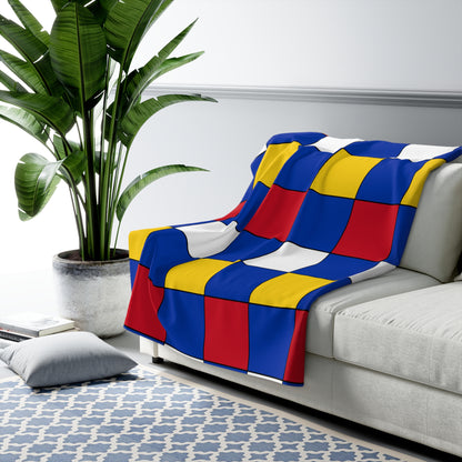 Philippines Retro Check Blanket Throw