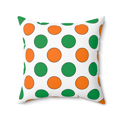 Ireland Retro Polka Dots Cushion Pillow