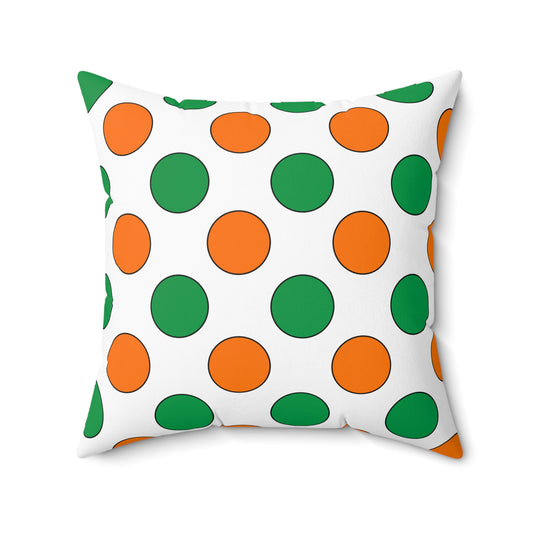 Ireland Retro Polka Dots Cushion Pillow