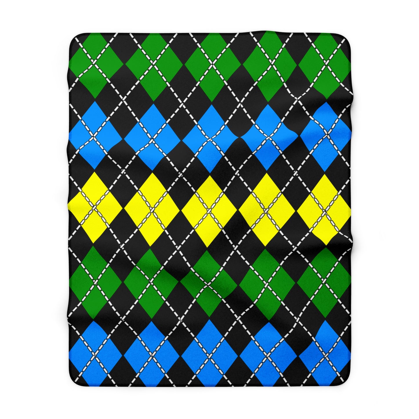 Tanzania Retro Argyle Blanket Throw