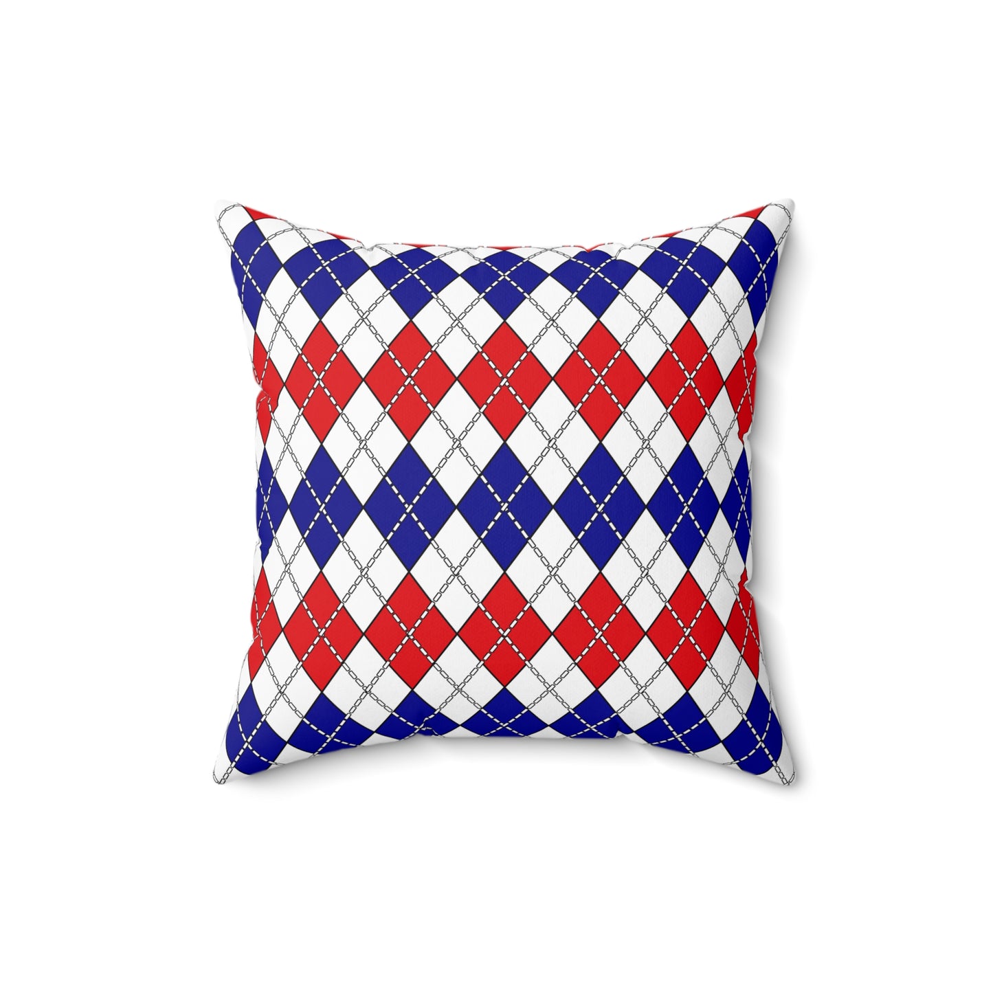 Guadeloupe Retro Argyle Cushion Pillow