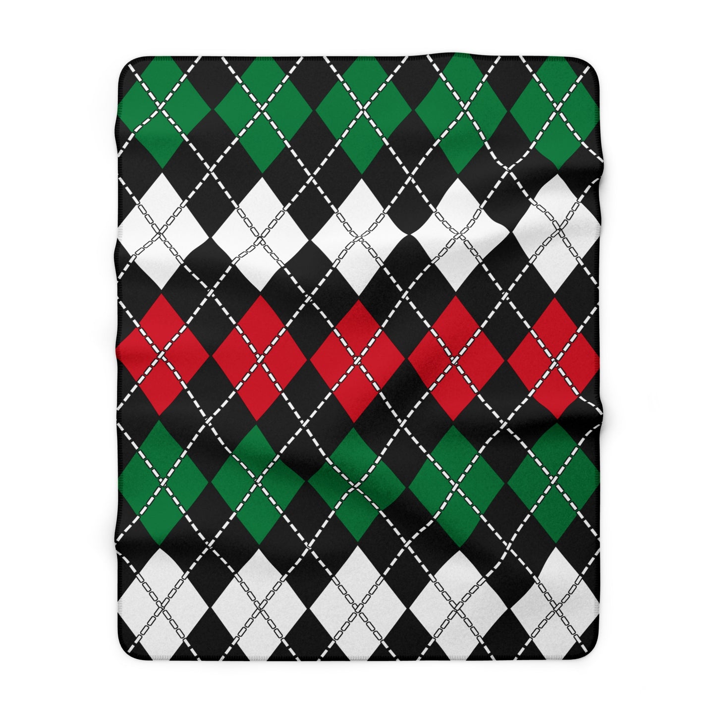 Syria Retro Argyle Blanket Throw