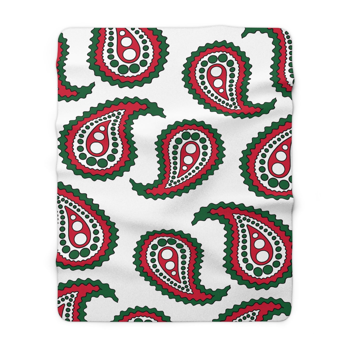 Algeria Retro Paisley Blanket Throw