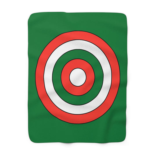 Madagascar Retro Target Blanket Throw