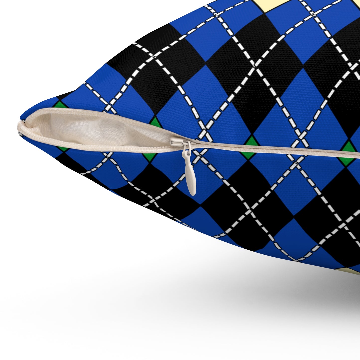 South Sudan Retro Argyle Cushion Pillow