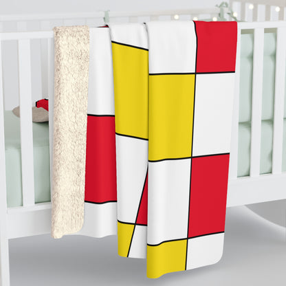 Guernsey Retro Check Blanket Throw