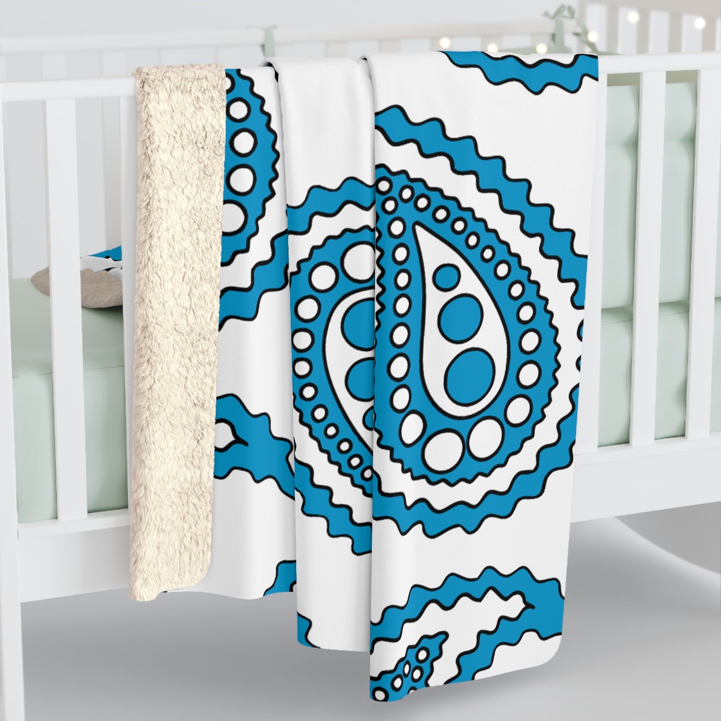 Galicia Retro Paisley Blanket Throw