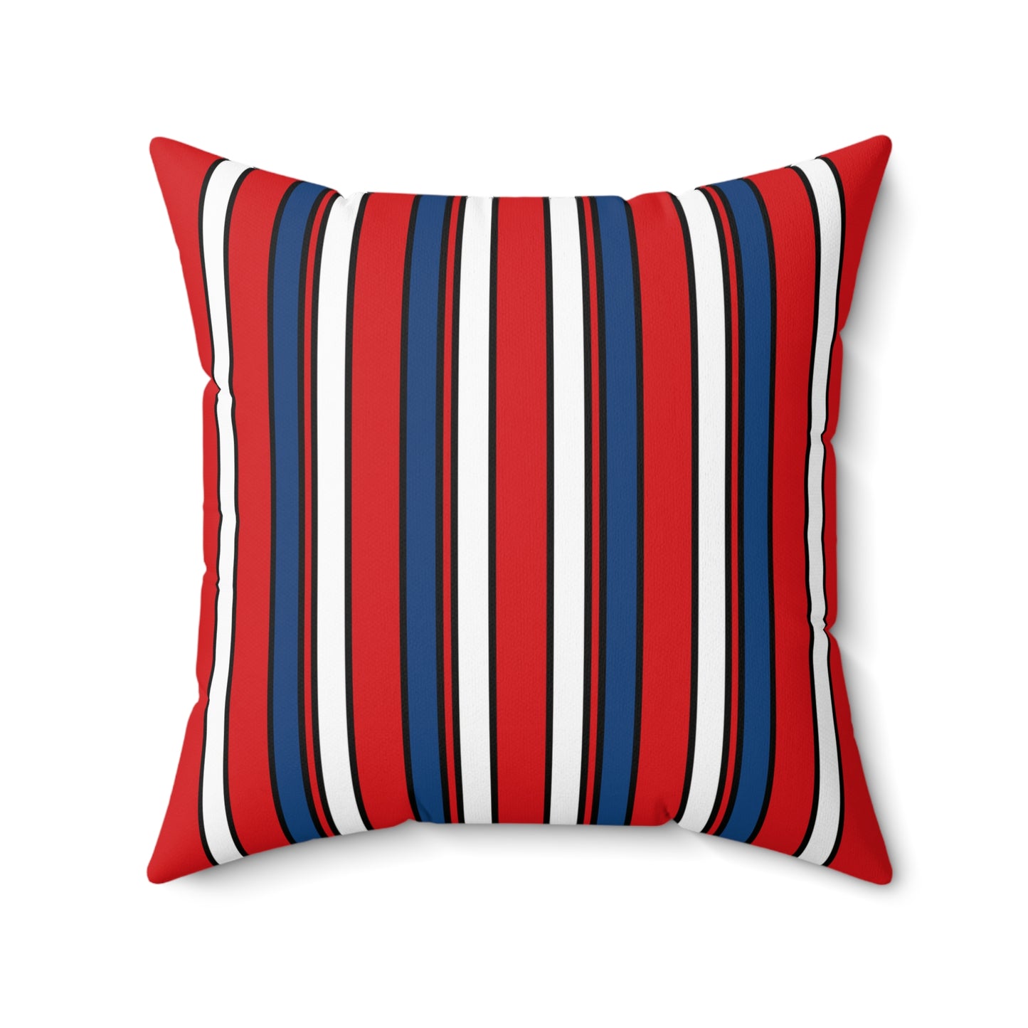 Czechia Retro Stripes Cushion Pillow