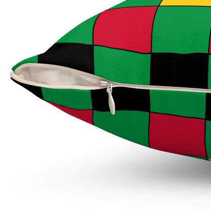 Vanuatu Retro Check Cushion Pillow
