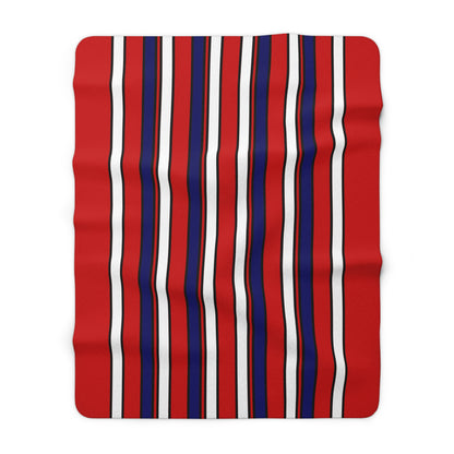 Liberia Retro Stripes Blanket Throw