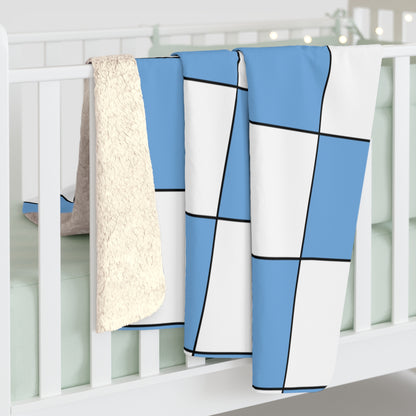Argentina Retro Check Blanket Throw