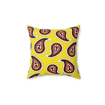 Brunei Darussalam Retro Paisley Cushion Pillow