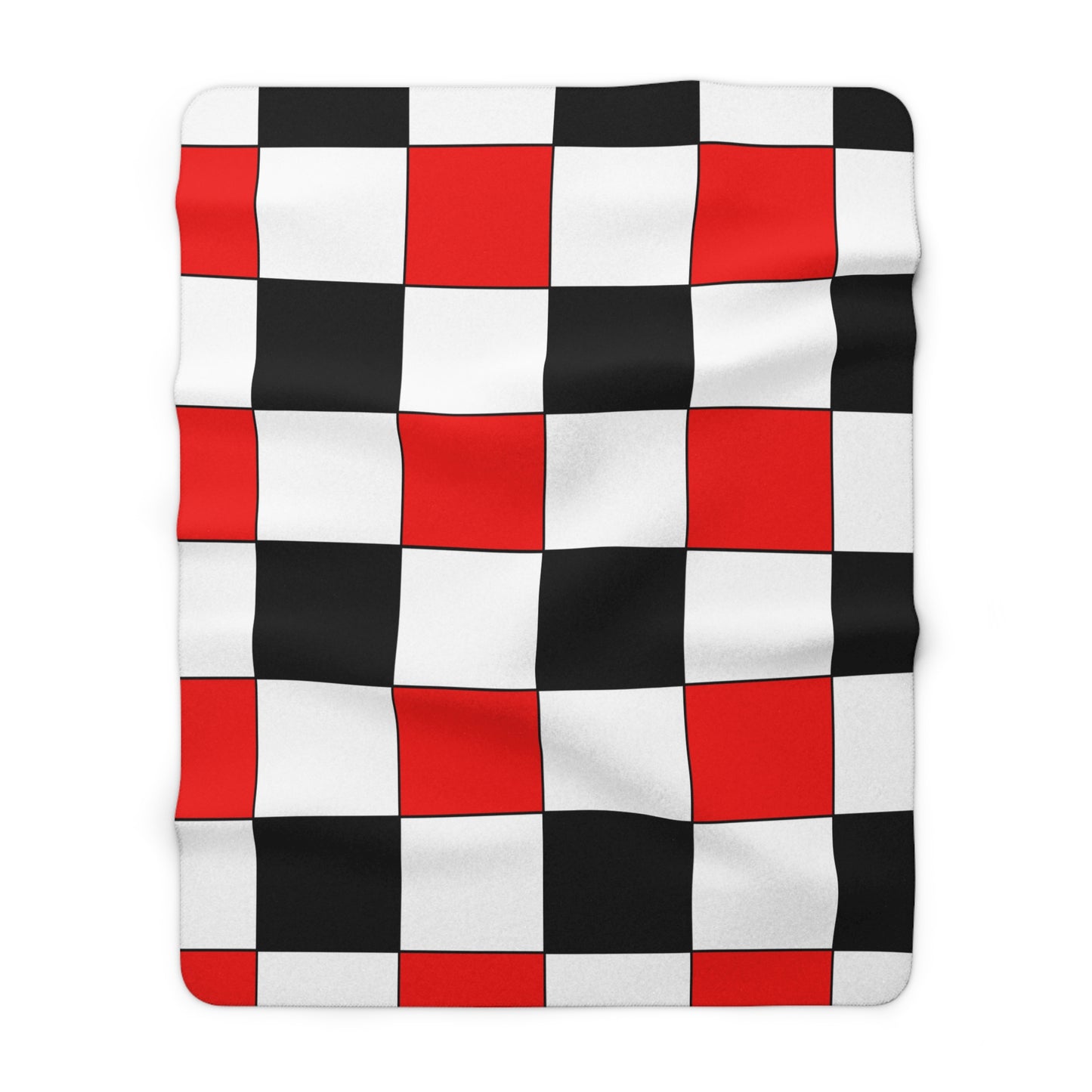 Yemen Retro Check Blanket Throw