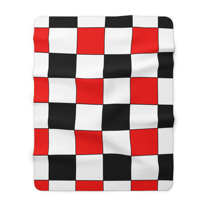 Yemen Retro Check Blanket Throw