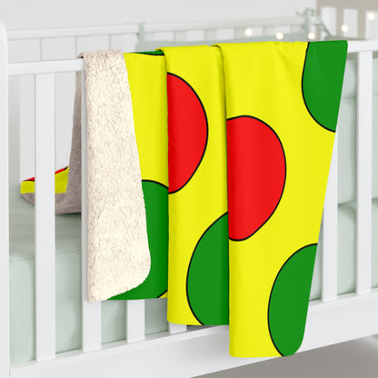 Mali Retro Polka Dots Blanket Throw