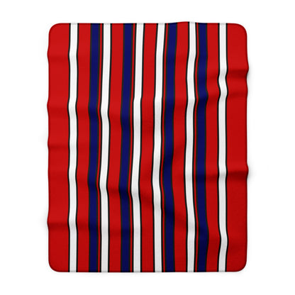 Liberia Retro Stripes Blanket Throw