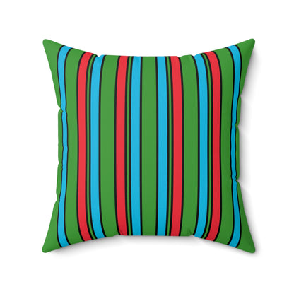 Azerbaijan Retro Stripes Cushion Pillow