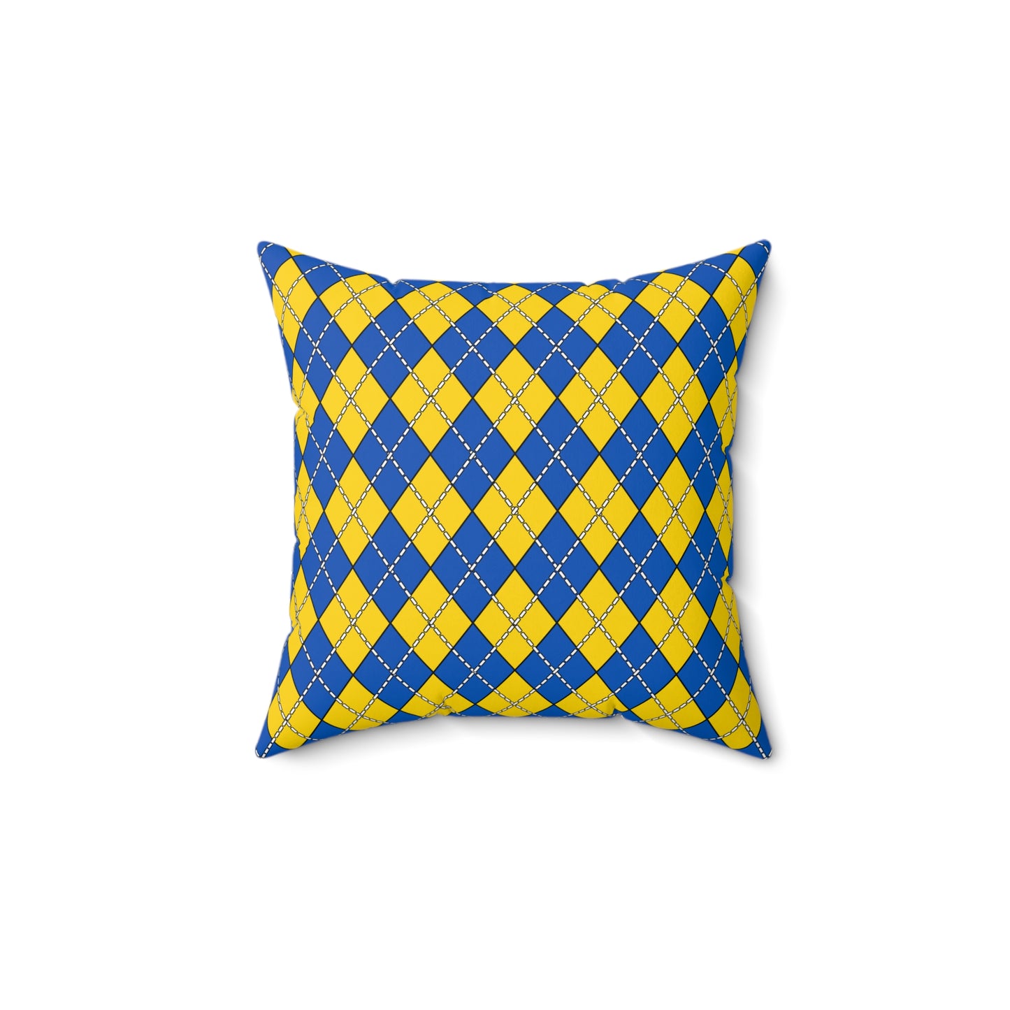 Ukraine Retro Argyle Cushion Pillow