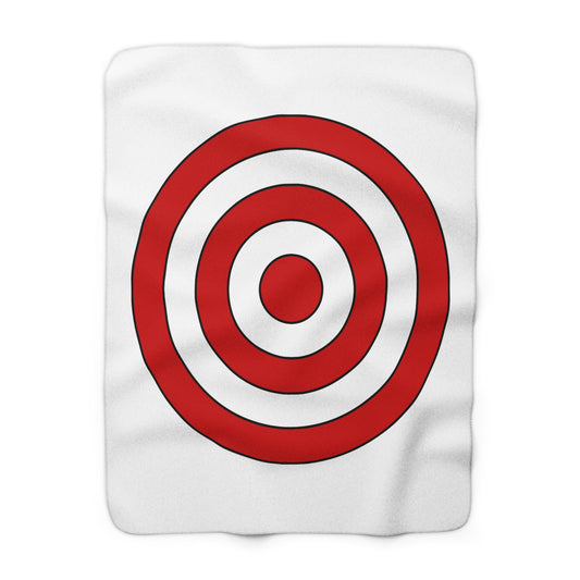 Northern Ireland Retro Target Blanket Throw